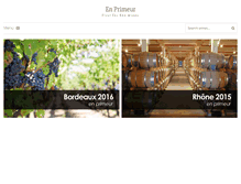 Tablet Screenshot of en-primeur.co.uk